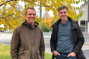 Mathias Estensen og Petter Dahle, faglige rådgivere i NAPHA