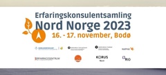 Plakat - topp - Erfaringskonsulentsamling Nord-Norge 2023