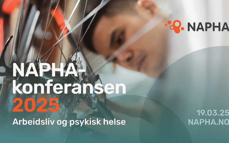 Plakat NAPHA-konferansen 2025 Arbeidsliv og psykisk helse