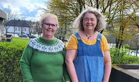 Wenche Steenstrup og Solveig H. H. Kjus