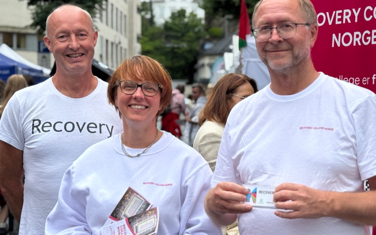 Recovery-tilbud - Roy Tømte (Recoveryknutepunkt), Jannicke Robinson (Nesodden recoveryskole) og Arve Almik (NAPHA)