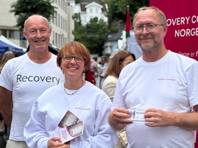 Recovery-tilbud - Roy Tømte (Recoveryknutepunkt), Jannicke Robinson (Nesodden recoveryskole) og Arve Almik (NAPHA)
