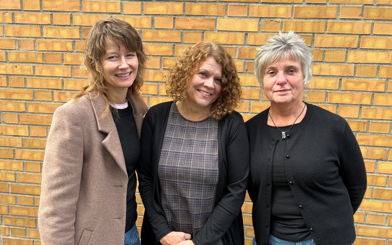 Møyfrid Kjølsdal, Hilde Våbenø Markussen og Gretha Evensen