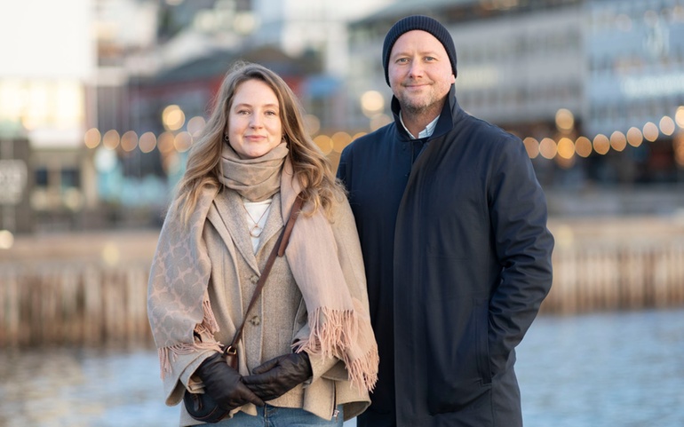 Lia Magnusson og Rolf A. Strandebø