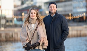 Lia Magnusson og Rolf A. Strandebø