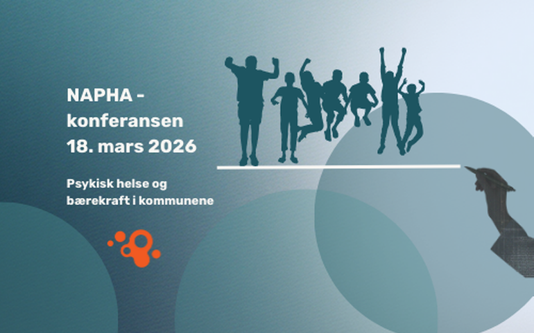 Siluett av mennesker og hånd som skriver mot blå bakgrunn