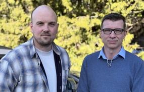 Øivind Saxebøl og Aksel D. Eriksen