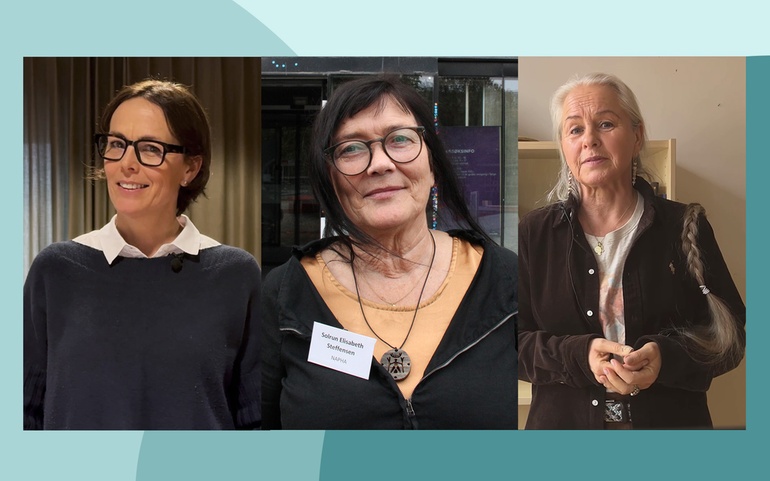 Bilde av dagens tre foredragsholdere