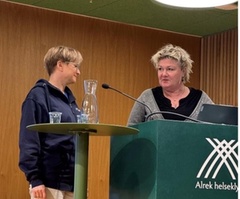 Anne-Turid Nygaard og Anette Søreide