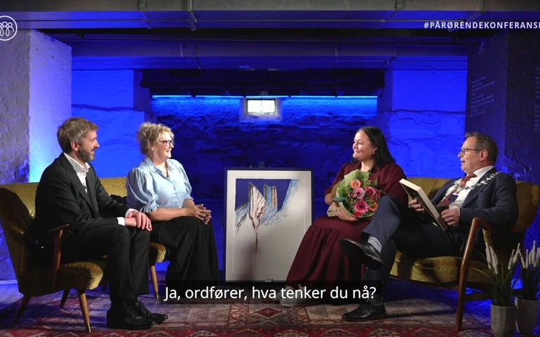 Skjermbilde fra Pårørendekonferansen 2026