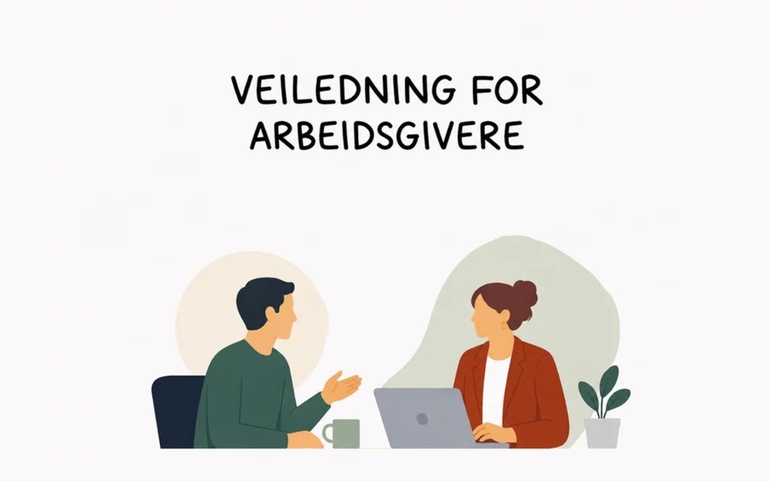 Illustrasjon til veiledning for arbeidsgivere - Erfaringssentrum