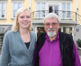 Sissel Landsnes (t.v.) og Gunnar Vold Hansen