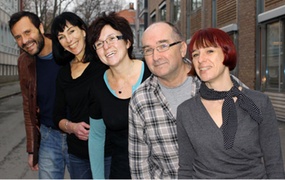 F.v. Gaute Strand, Helle Wessel Andersson, Gretha Evensen, Dagfinn Brørs og Stefanie Görner
