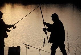 fisketur, sammen, delta, aktiviteter, menn, relasjoner
