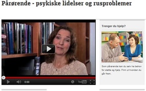 Nettside pårørende