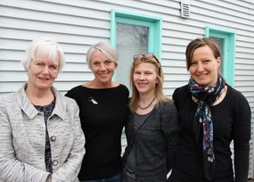 F.v. Gerd Lindeberg, Astrid Figved, Marit Ranheim og Bergljot Rossvold 