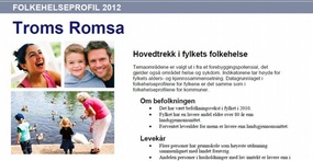Troms folkehelseprofil