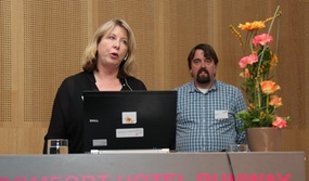 Lisbeth Slyngstad og Magne Sellereite på NAPHAs samhandlingskonferanse