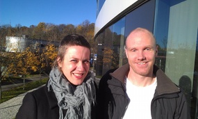 Stine Westrum (t.v.) og Roy Brovold (t.h.), MAR Oslo poliklinikk