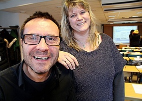 Gaute Strand (t.v.) og Tove Carstensen i NAPHA