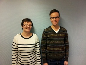 Anita Henriksen (t.v.) og Andrew Sak 