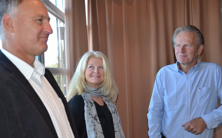 F.v. Henning Garsjø, Nina Elisabeth Elstad og Egil Marstein