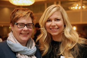 Ann-Mari Lofthus (t.v.) og Kristin Heiervang