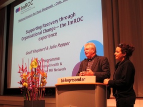 Geoff Shephert og Julie Repper på ROP-dagen 2015