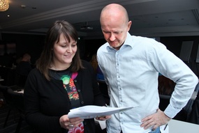 Elisabeth Nordmo og Terje Muller (begge seniorrådgivere i KoRus), 11.6.2015