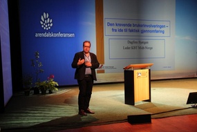 Dagfinn Bjørgen, leder i Mental Helse - Arendalskonferansen