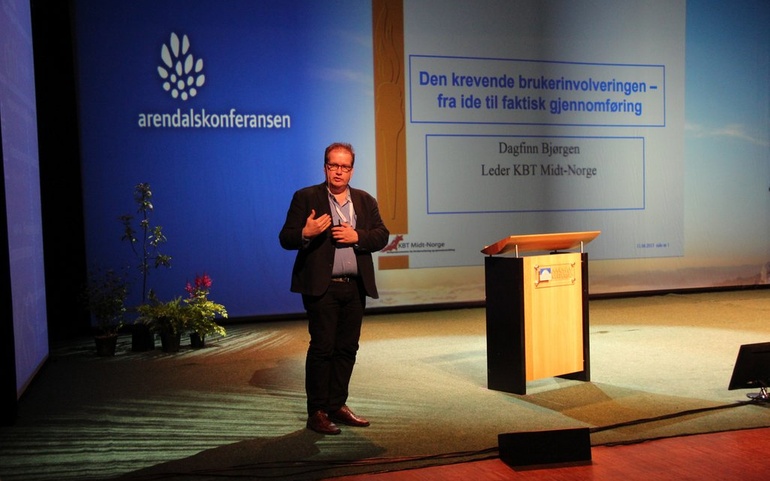 Dagfinn Bjørgen, leder i Mental Helse - Arendalskonferansen