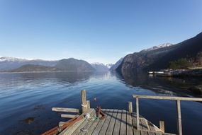 brygge og sjø