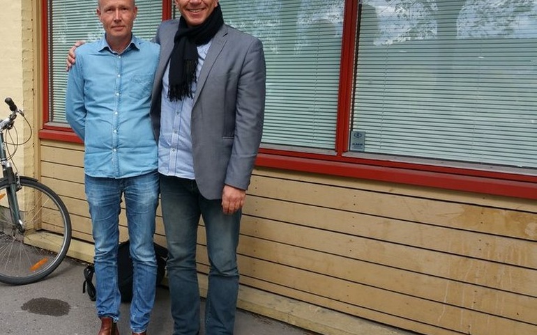 Eirik Ystad (t.v.) og Tor Helge Tjelta