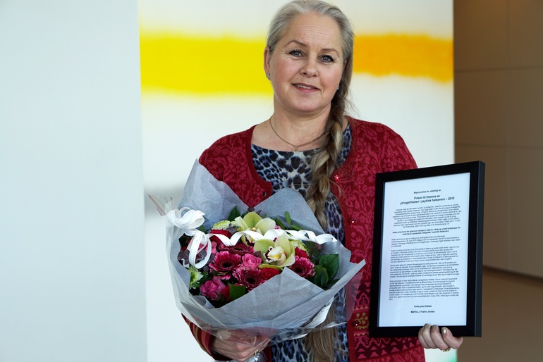 Målfrid J. Frahm Jensen fikk Ytringsfrihetsprisen innen psykisk helsevern 2015