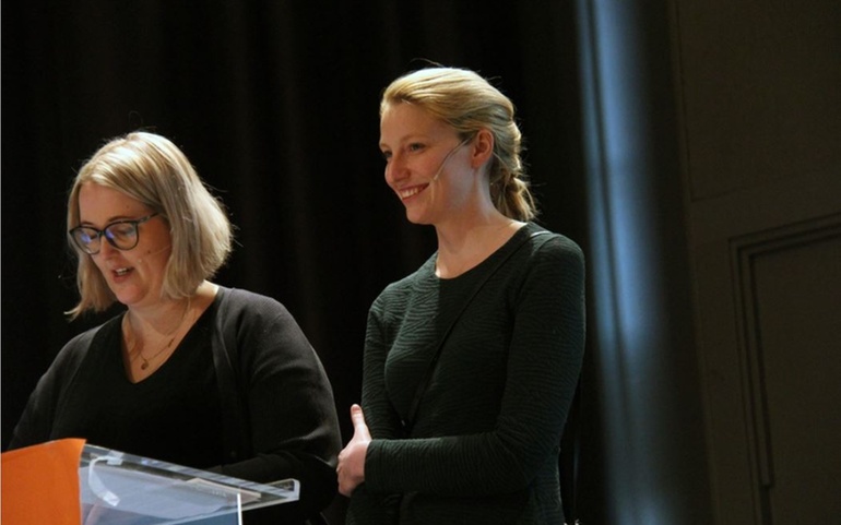 Synnøve Åsebø (t.v.) og Mona Grivi Norman