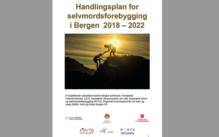 Handlingsplan for selvmordsforebygging i Bergen 2018-2022