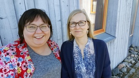 Kommunepsykologene i Kautokeino, Margrethe Bals Utsi og Anne Lene Turi Dimpas