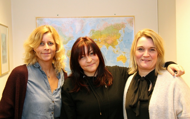 Hilde Arntzen (t.v.), Ann-Christin Alsvik (midten) og Tanja Sæthre Ekeid