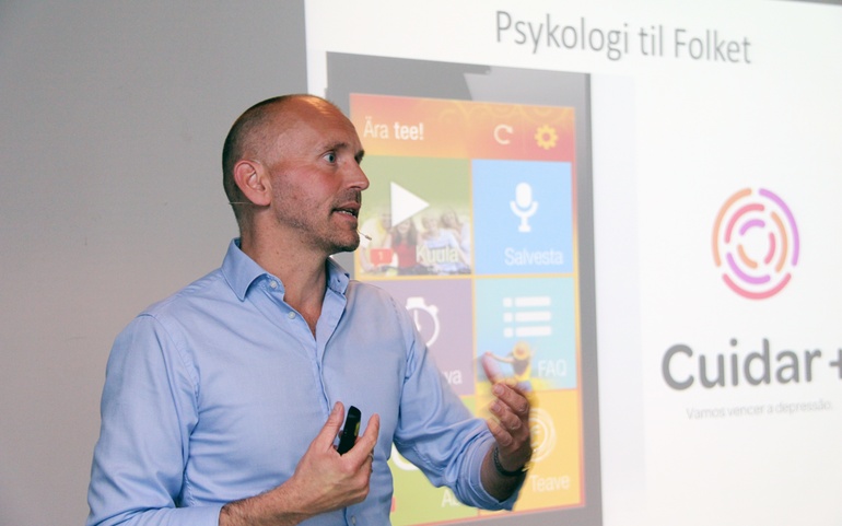 Svein Øverland på Rask psykisk helsehjelp-konferanse i Oslo 13. juni
