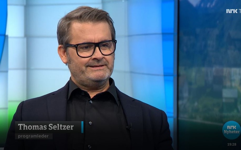 Thomas Seltzer, intervjues i NRK Dagsrevyen 10.10.2019